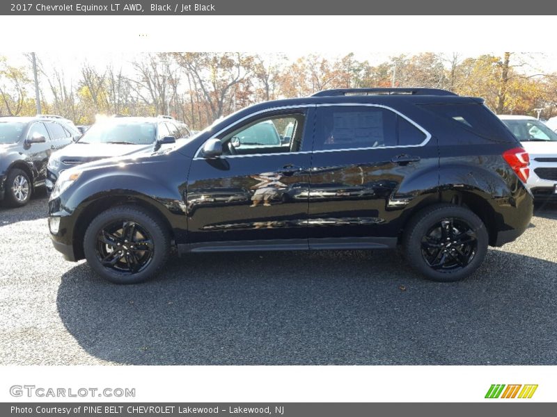 Black / Jet Black 2017 Chevrolet Equinox LT AWD