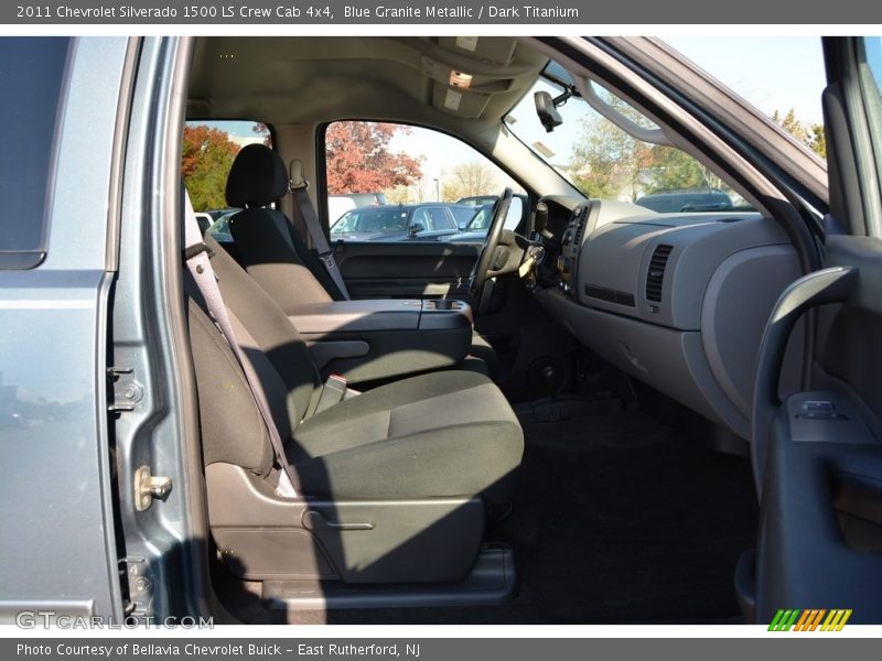 Blue Granite Metallic / Dark Titanium 2011 Chevrolet Silverado 1500 LS Crew Cab 4x4