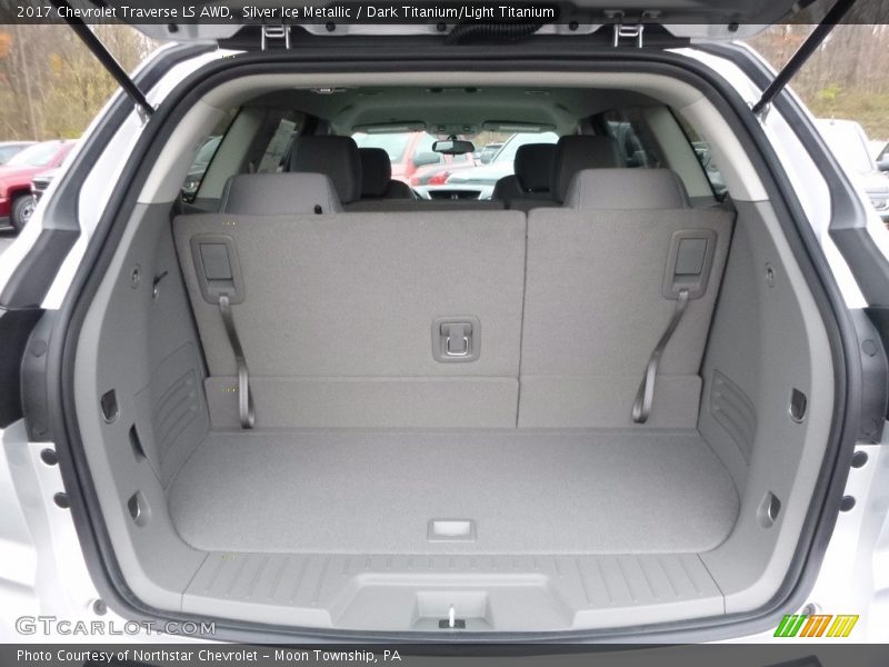 Silver Ice Metallic / Dark Titanium/Light Titanium 2017 Chevrolet Traverse LS AWD