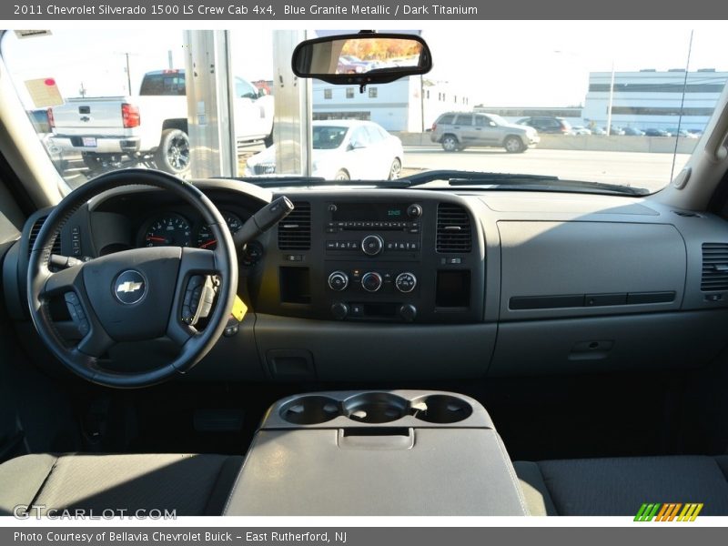Blue Granite Metallic / Dark Titanium 2011 Chevrolet Silverado 1500 LS Crew Cab 4x4