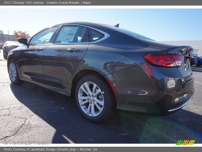 Granite Crystal Metallic / Black 2017 Chrysler 200 Limited