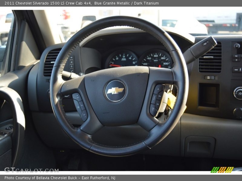 Blue Granite Metallic / Dark Titanium 2011 Chevrolet Silverado 1500 LS Crew Cab 4x4