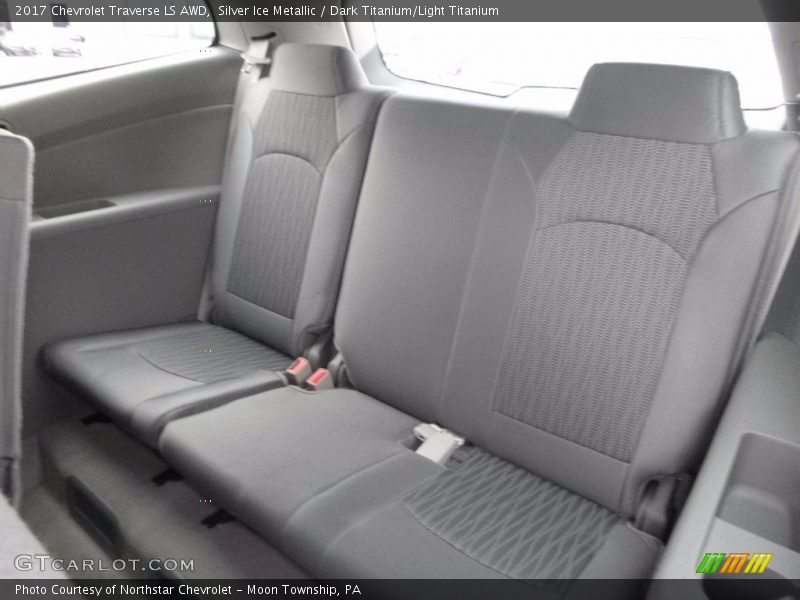 Silver Ice Metallic / Dark Titanium/Light Titanium 2017 Chevrolet Traverse LS AWD