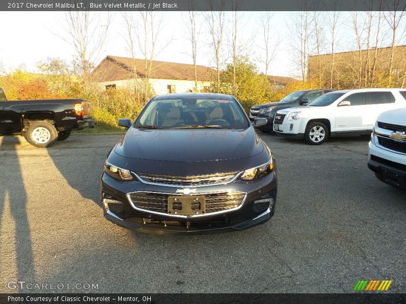 Blue Velvet Metallic / Jet Black 2017 Chevrolet Malibu LT