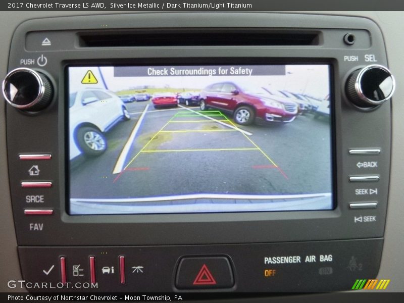 Silver Ice Metallic / Dark Titanium/Light Titanium 2017 Chevrolet Traverse LS AWD