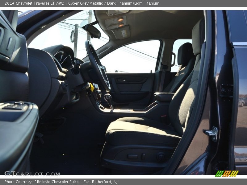 Cyber Grey Metallic / Dark Titanium/Light Titanium 2014 Chevrolet Traverse LT AWD