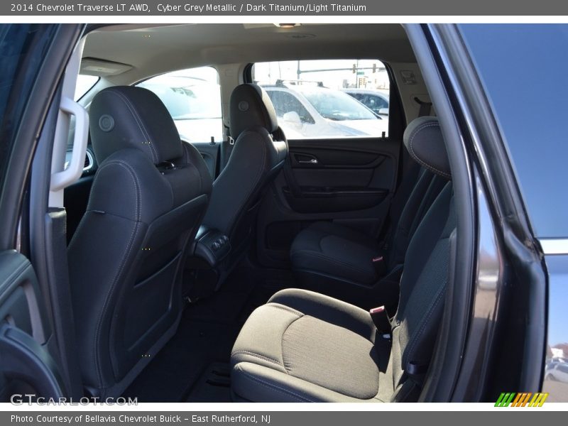 Cyber Grey Metallic / Dark Titanium/Light Titanium 2014 Chevrolet Traverse LT AWD