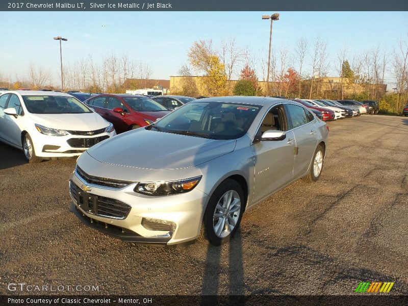 Silver Ice Metallic / Jet Black 2017 Chevrolet Malibu LT