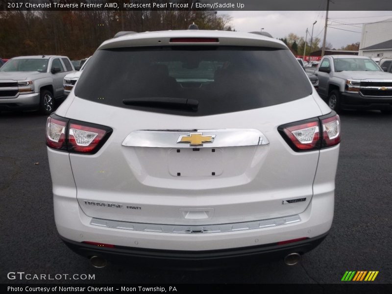 Iridescent Pearl Tricoat / Ebony/Saddle Up 2017 Chevrolet Traverse Premier AWD