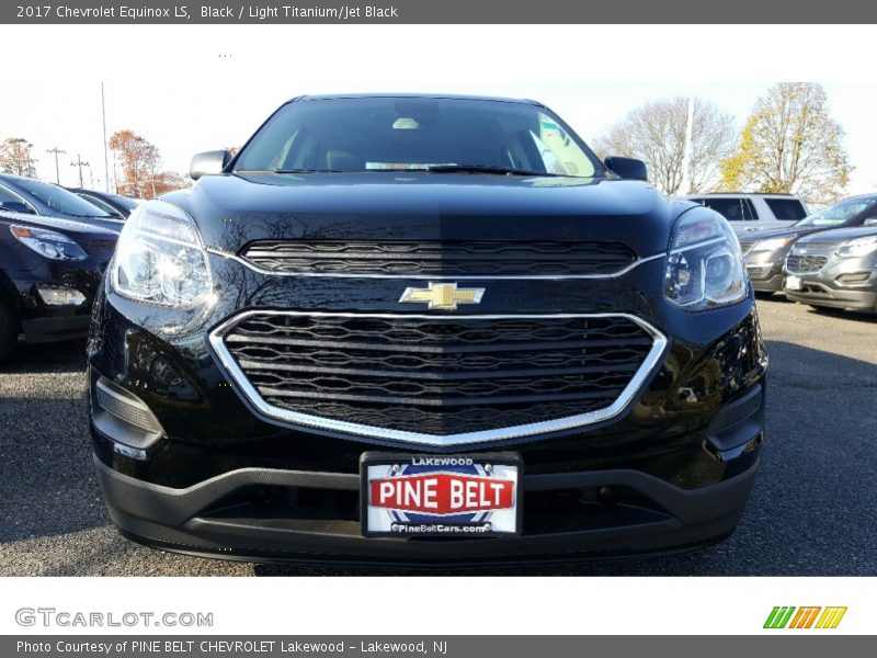 Black / Light Titanium/Jet Black 2017 Chevrolet Equinox LS
