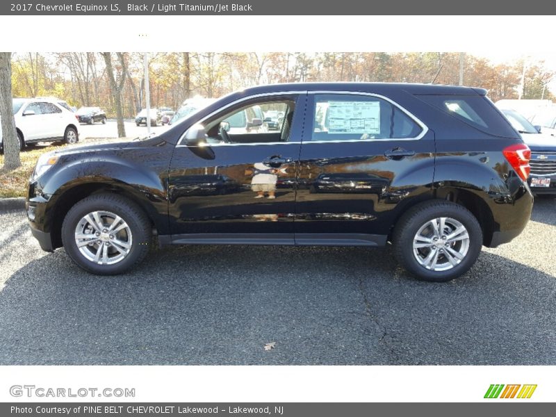 Black / Light Titanium/Jet Black 2017 Chevrolet Equinox LS