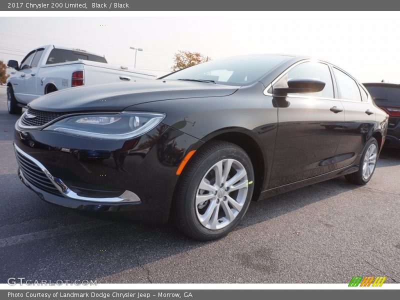 Black / Black 2017 Chrysler 200 Limited