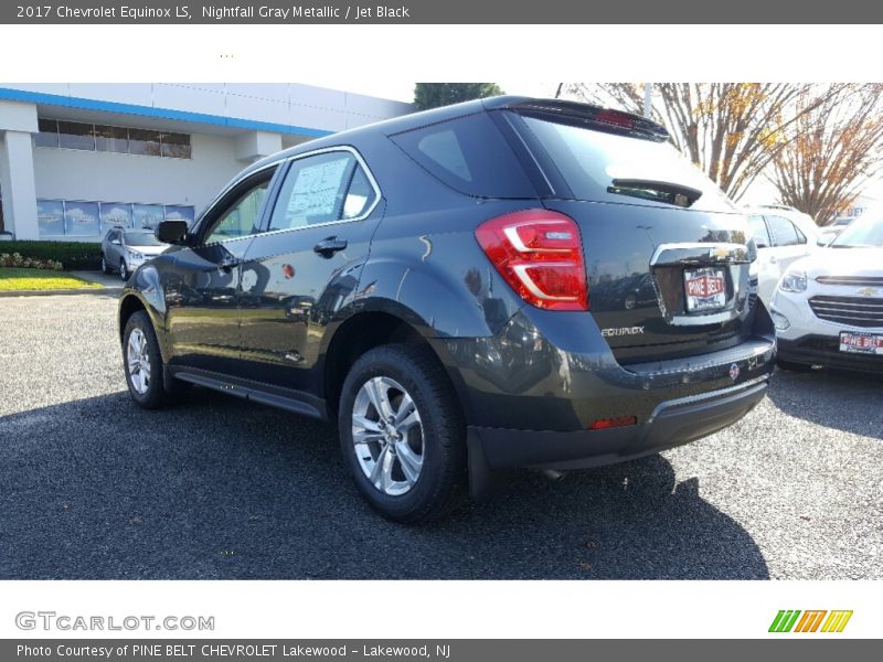 Nightfall Gray Metallic / Jet Black 2017 Chevrolet Equinox LS
