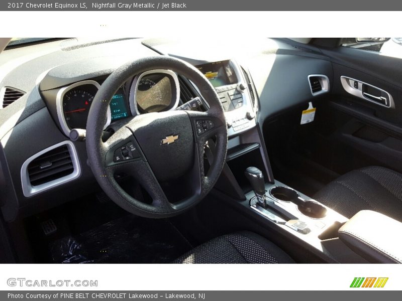 Nightfall Gray Metallic / Jet Black 2017 Chevrolet Equinox LS