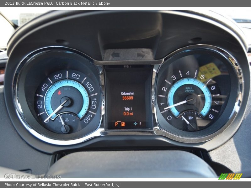 Carbon Black Metallic / Ebony 2012 Buick LaCrosse FWD