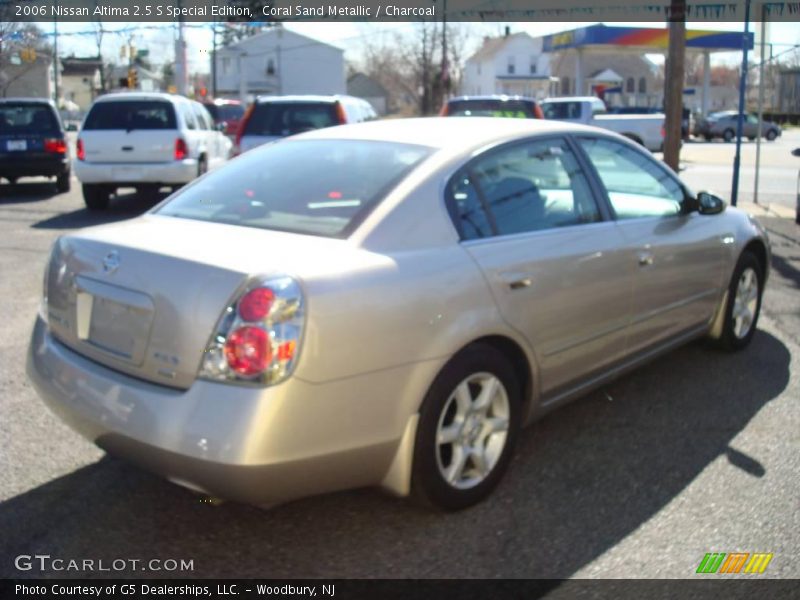 Coral Sand Metallic / Charcoal 2006 Nissan Altima 2.5 S Special Edition