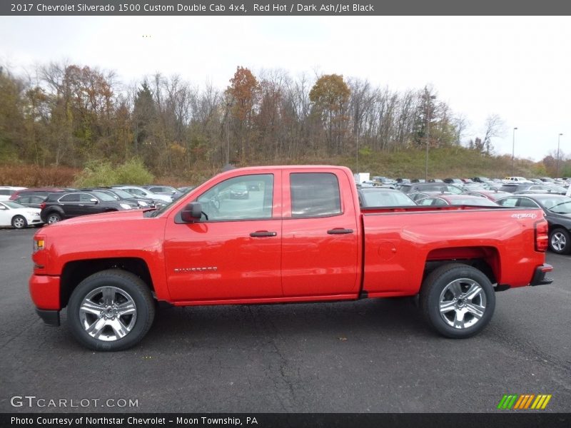  2017 Silverado 1500 Custom Double Cab 4x4 Red Hot