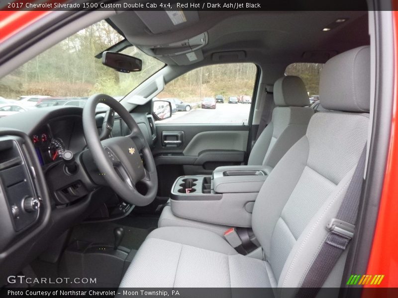  2017 Silverado 1500 Custom Double Cab 4x4 Dark Ash/Jet Black Interior