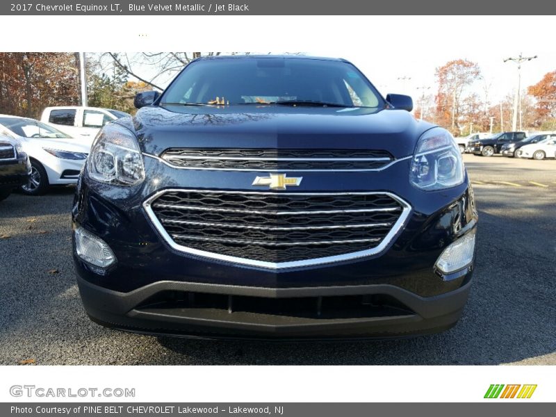 Blue Velvet Metallic / Jet Black 2017 Chevrolet Equinox LT