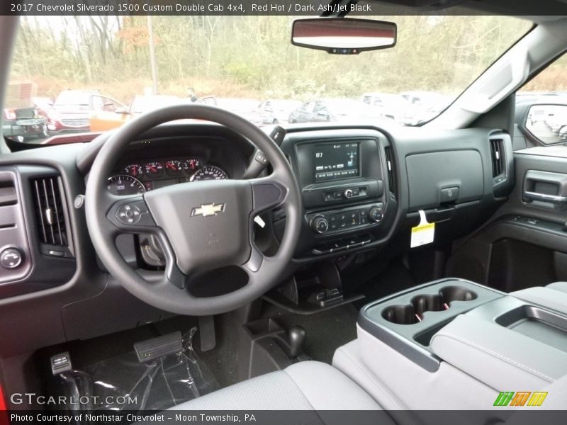  2017 Silverado 1500 Custom Double Cab 4x4 Dark Ash/Jet Black Interior