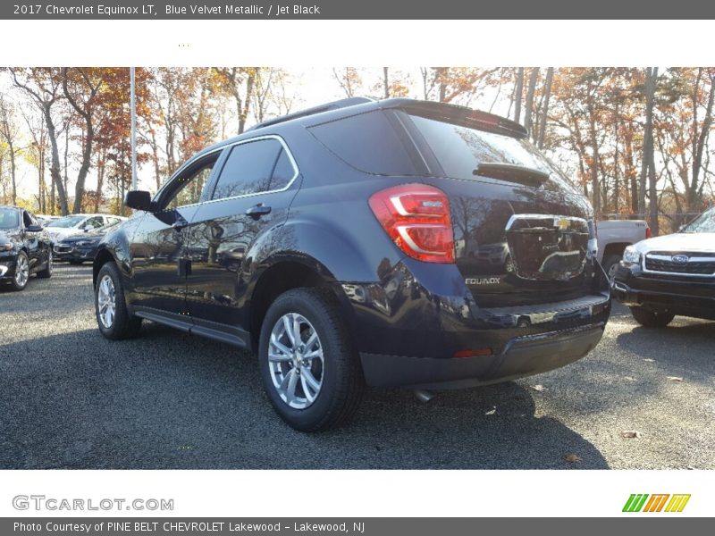 Blue Velvet Metallic / Jet Black 2017 Chevrolet Equinox LT