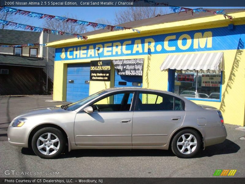 Coral Sand Metallic / Charcoal 2006 Nissan Altima 2.5 S Special Edition