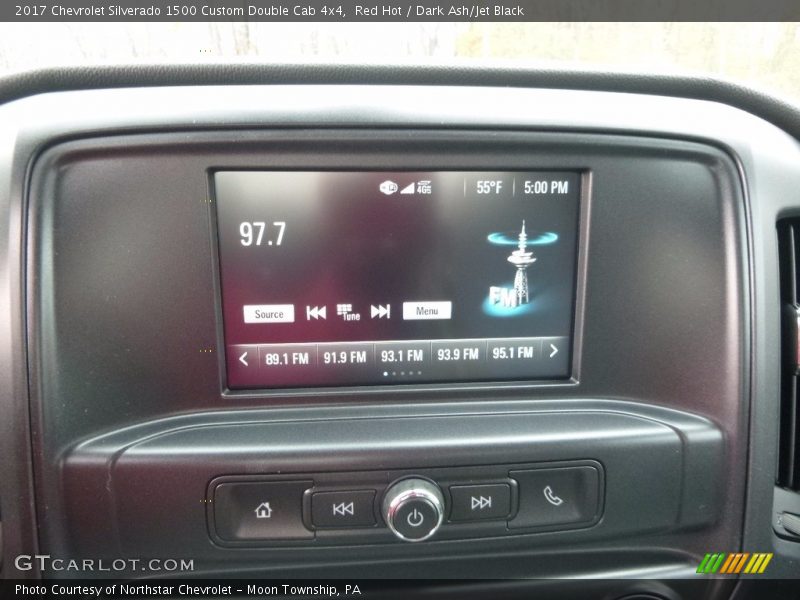 Controls of 2017 Silverado 1500 Custom Double Cab 4x4
