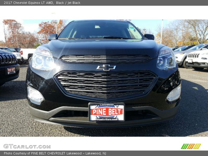Black / Jet Black 2017 Chevrolet Equinox LT AWD