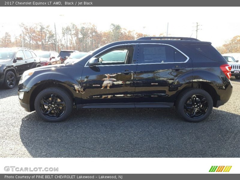 Black / Jet Black 2017 Chevrolet Equinox LT AWD
