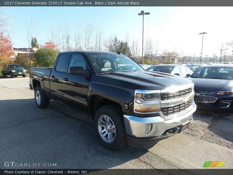 Black / Dark Ash/Jet Black 2017 Chevrolet Silverado 1500 LT Double Cab 4x4