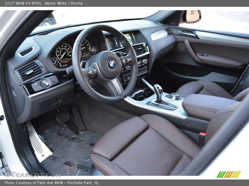  2017 X4 M40i Mocha Interior