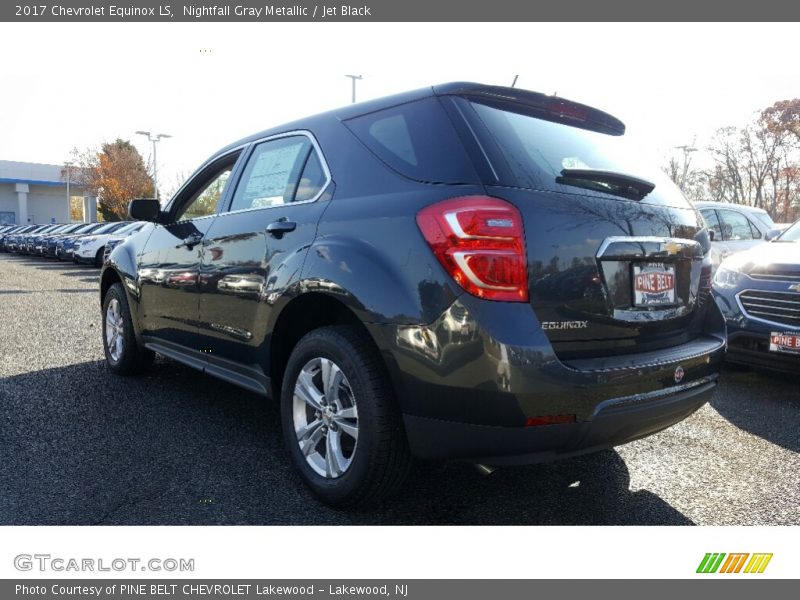Nightfall Gray Metallic / Jet Black 2017 Chevrolet Equinox LS
