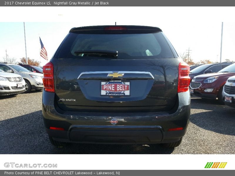 Nightfall Gray Metallic / Jet Black 2017 Chevrolet Equinox LS