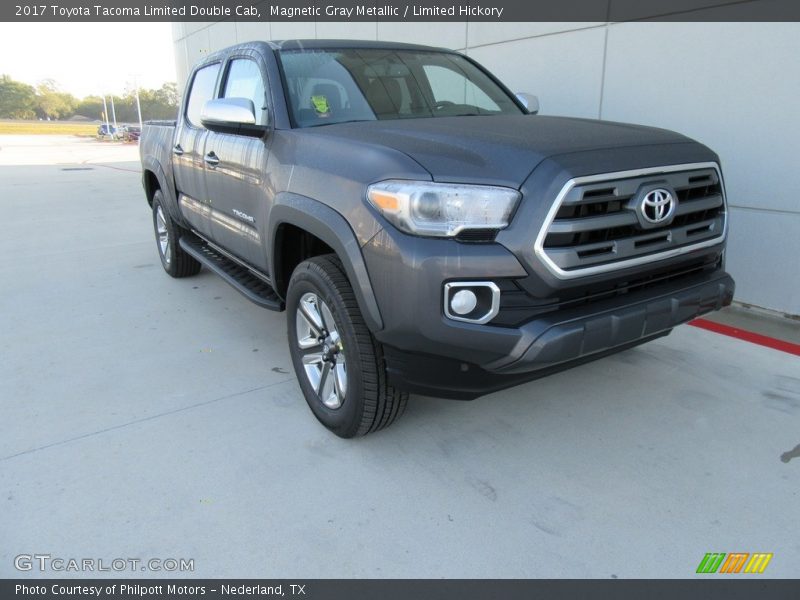 Magnetic Gray Metallic / Limited Hickory 2017 Toyota Tacoma Limited Double Cab