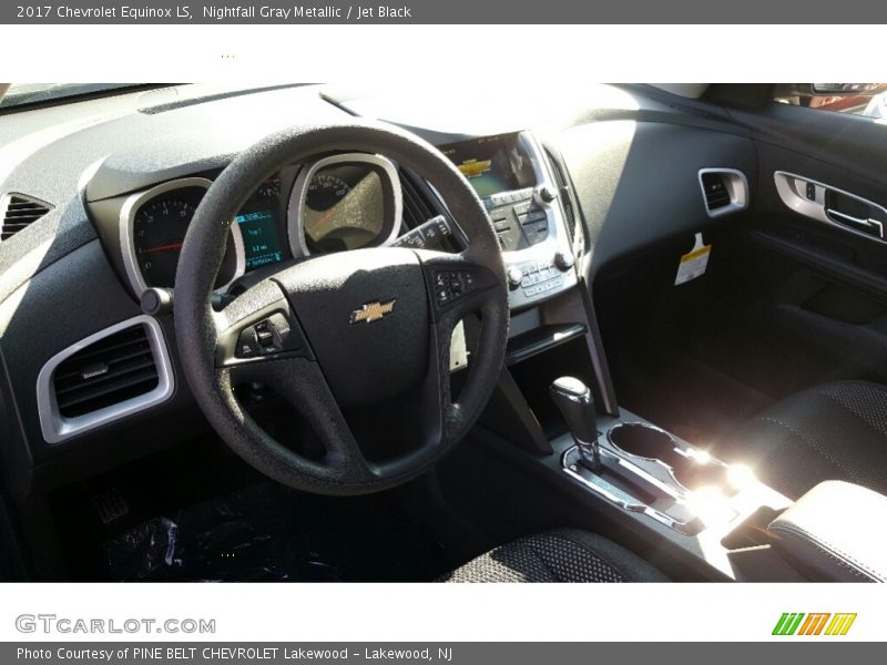 Nightfall Gray Metallic / Jet Black 2017 Chevrolet Equinox LS