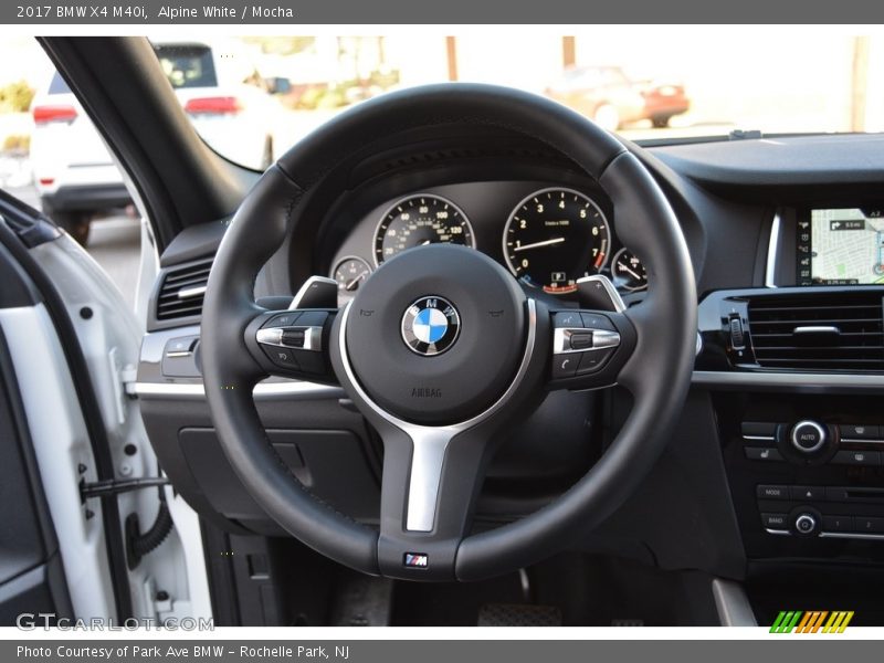 Alpine White / Mocha 2017 BMW X4 M40i