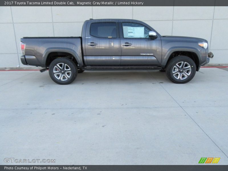 Magnetic Gray Metallic / Limited Hickory 2017 Toyota Tacoma Limited Double Cab
