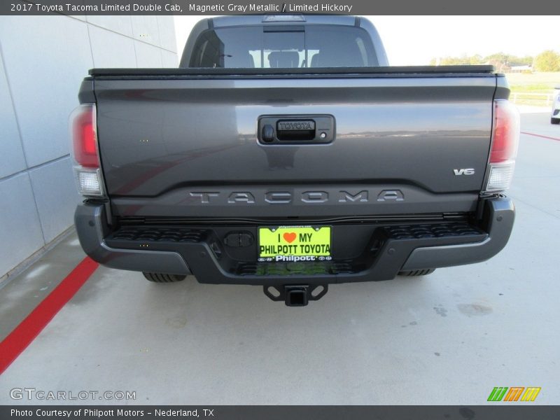 Magnetic Gray Metallic / Limited Hickory 2017 Toyota Tacoma Limited Double Cab