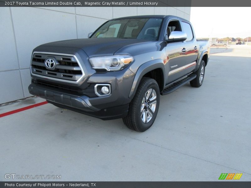Magnetic Gray Metallic / Limited Hickory 2017 Toyota Tacoma Limited Double Cab