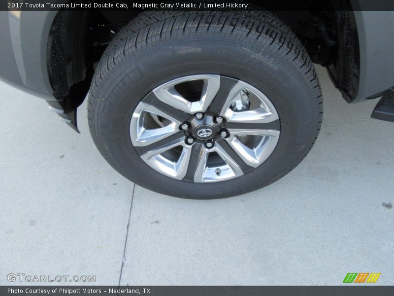 Magnetic Gray Metallic / Limited Hickory 2017 Toyota Tacoma Limited Double Cab