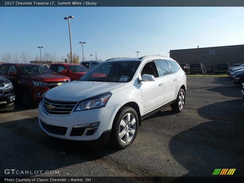 Summit White / Ebony 2017 Chevrolet Traverse LT