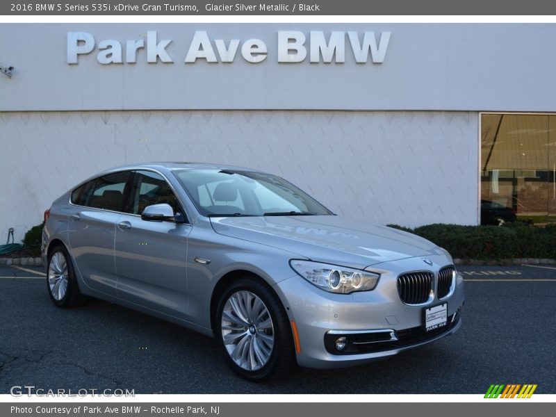 Glacier Silver Metallic / Black 2016 BMW 5 Series 535i xDrive Gran Turismo