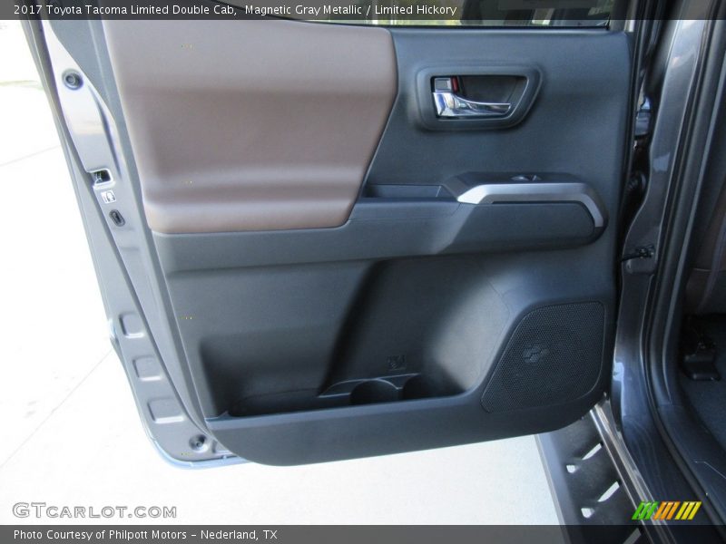 Magnetic Gray Metallic / Limited Hickory 2017 Toyota Tacoma Limited Double Cab