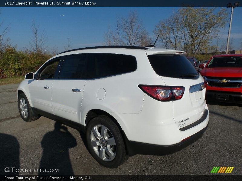 Summit White / Ebony 2017 Chevrolet Traverse LT