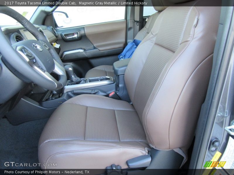 Magnetic Gray Metallic / Limited Hickory 2017 Toyota Tacoma Limited Double Cab