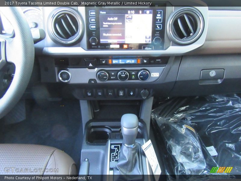 Magnetic Gray Metallic / Limited Hickory 2017 Toyota Tacoma Limited Double Cab