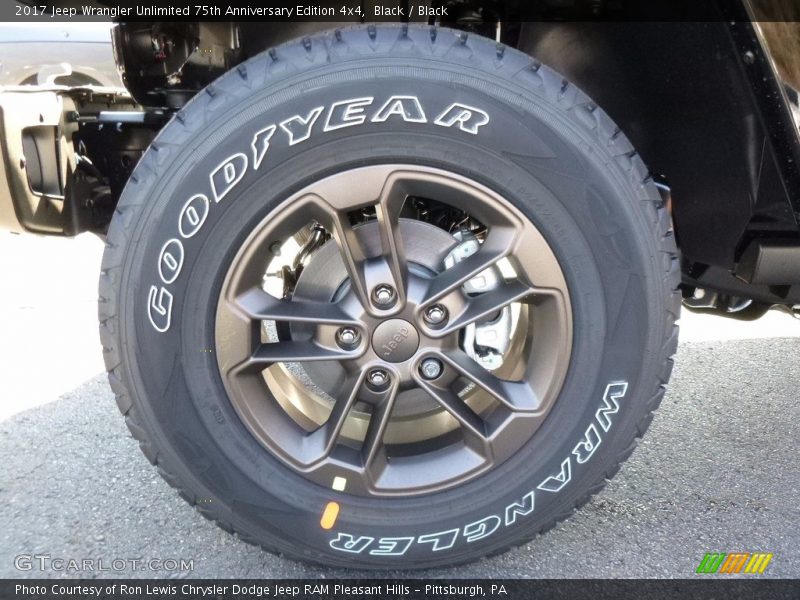  2017 Wrangler Unlimited 75th Anniversary Edition 4x4 Wheel