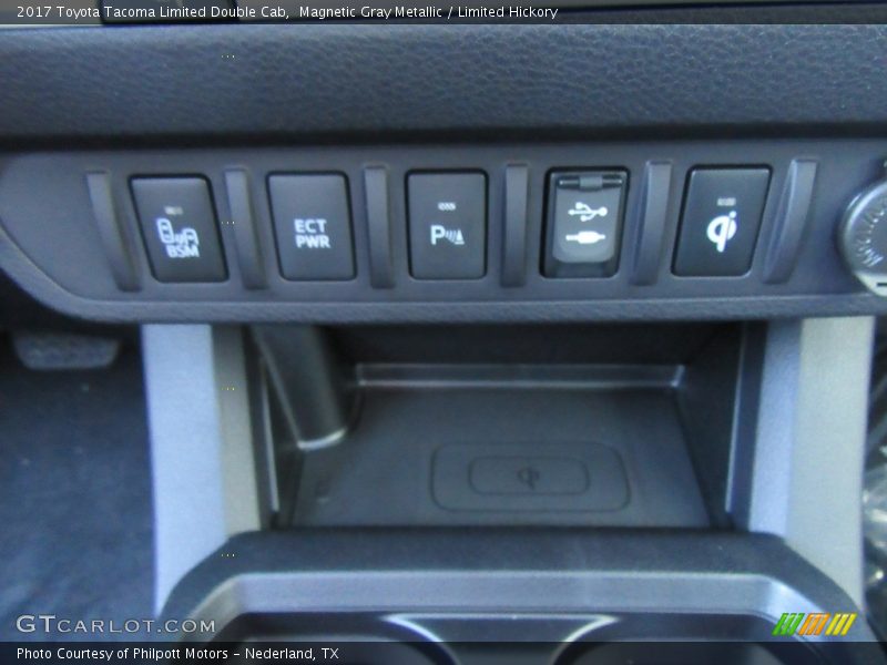 Magnetic Gray Metallic / Limited Hickory 2017 Toyota Tacoma Limited Double Cab