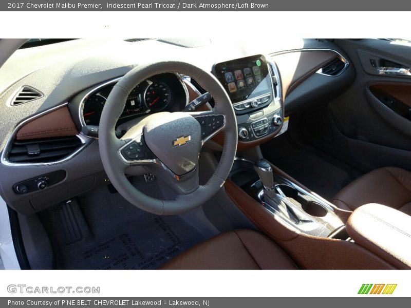 Front Seat of 2017 Malibu Premier