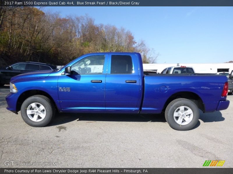  2017 1500 Express Quad Cab 4x4 Blue Streak Pearl